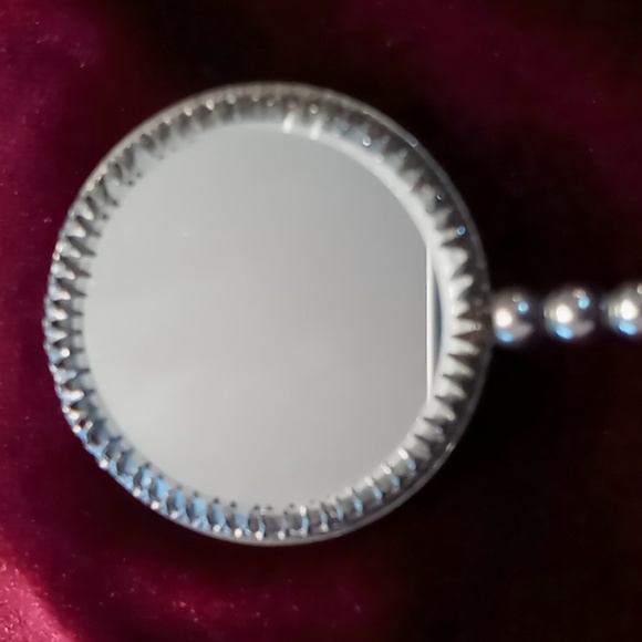 Vintage Limoges Fragonard Mini/Petite/Purse Mirror With Scene Of Courting Couple - Picture 11 of 12